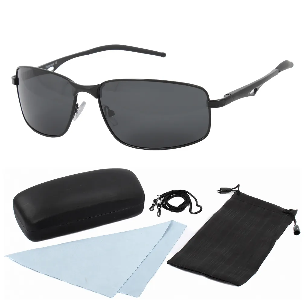 Polar Fashion HP14 C1 Black Mat Polarized Sunglasses