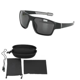 Polar Fashion P8174C1  Męskie Czarne Matowe Polaryzacyjne Okulary Przeciwsłoneczne