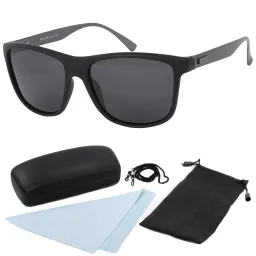 Polar Fashion P6029 C1 Black Mat Polarized Sunglasses