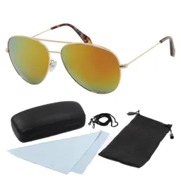 Polar Fashion 80101 C1 Gold Polarized Sunglasses Mirror Redo