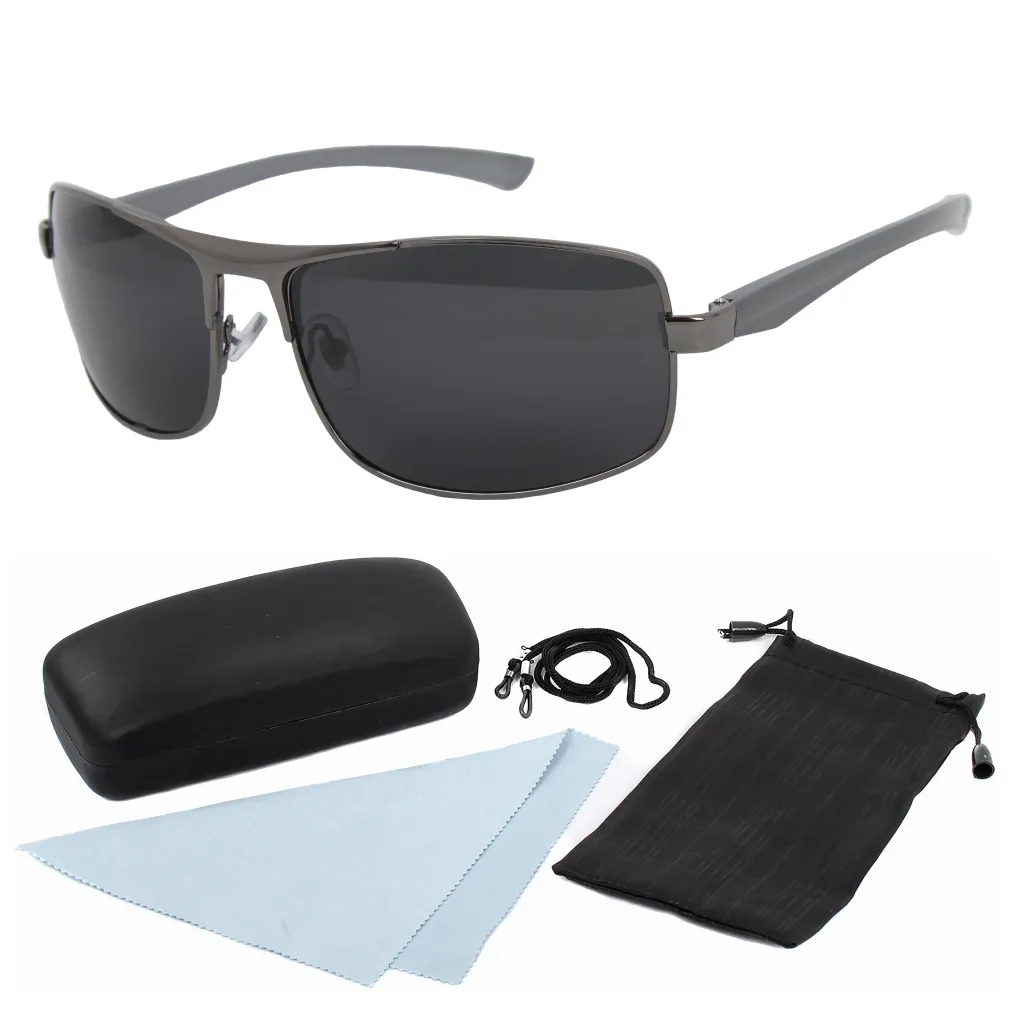 Polar Fashion HP09 C5 Szare Polaryzacyjne Okulary Przeciwsłoneczne