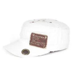 K02D White Patrol Cap Cotton