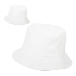 R197B White Hat Cotton Bilateral Bucket Fishing