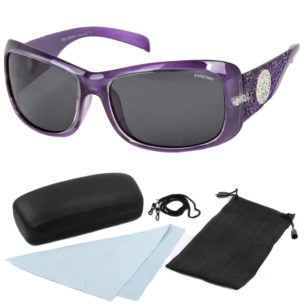 Polar Fashion 1062 Purple Polarized Sunglasses