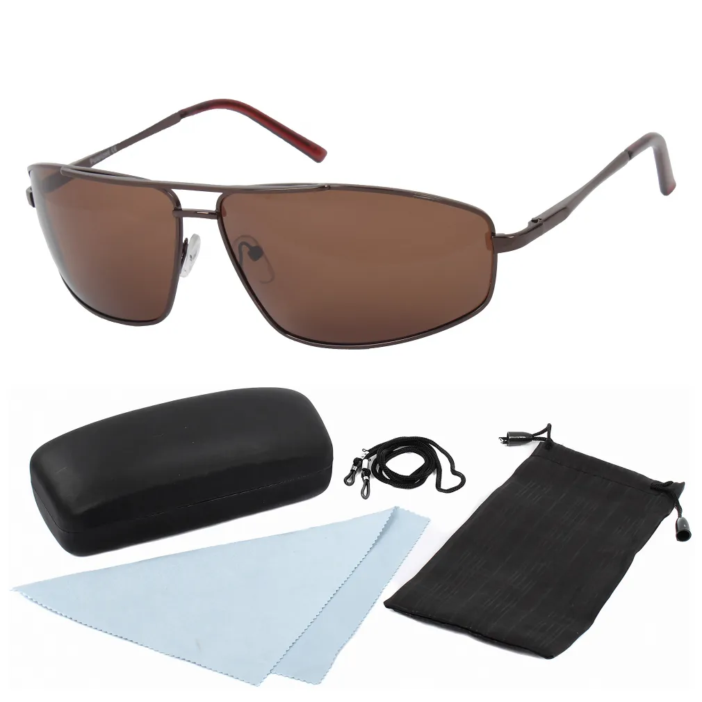 Polar Fashion HP05 C2 Brown Polarized Sunglasses