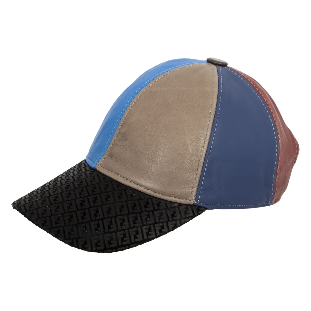 K204J Leather Cotton Baseball Cap