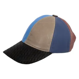 K204J Leather Cotton Baseball Cap