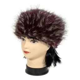 W92B Red Fur Hat Children'S Winter Hat