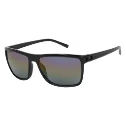 Haker HP535F Black Shiny Mirror Polarized Sunglasses For Drivers