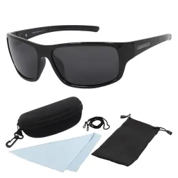 Polar Fashion P565 C3 Black Shiny Polarized Sunglasses