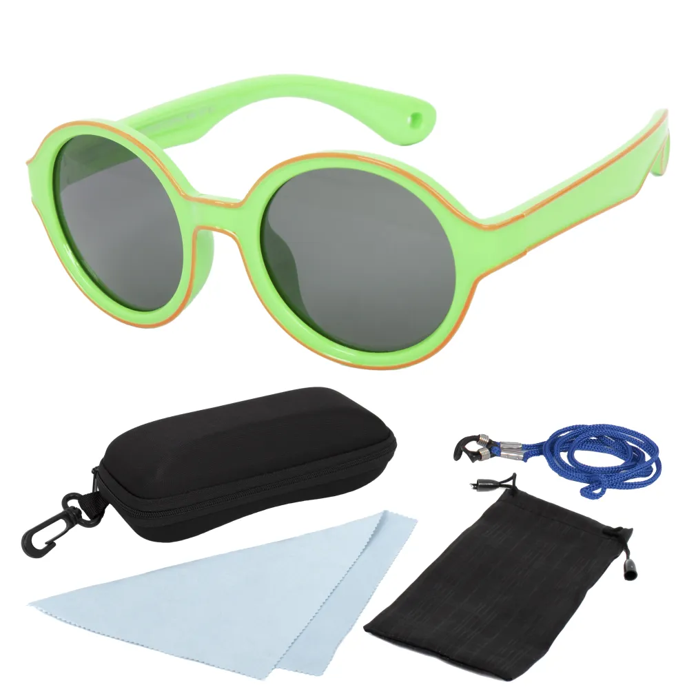 S8179 C7 Green Flexible Sunglasses Children'S Polarized