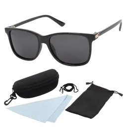 Polar Fashion P6136 C3 Black Polarized Sunglasses