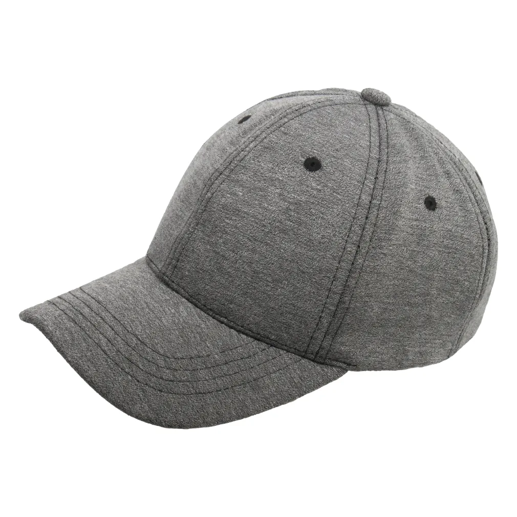 K184B Grey Cotton Baseball Cap