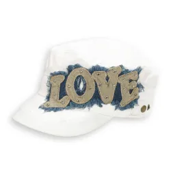 K17C White Patrol Cap Cotton