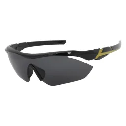 Haker HP531B Black-Gold Polarized Sunglasses