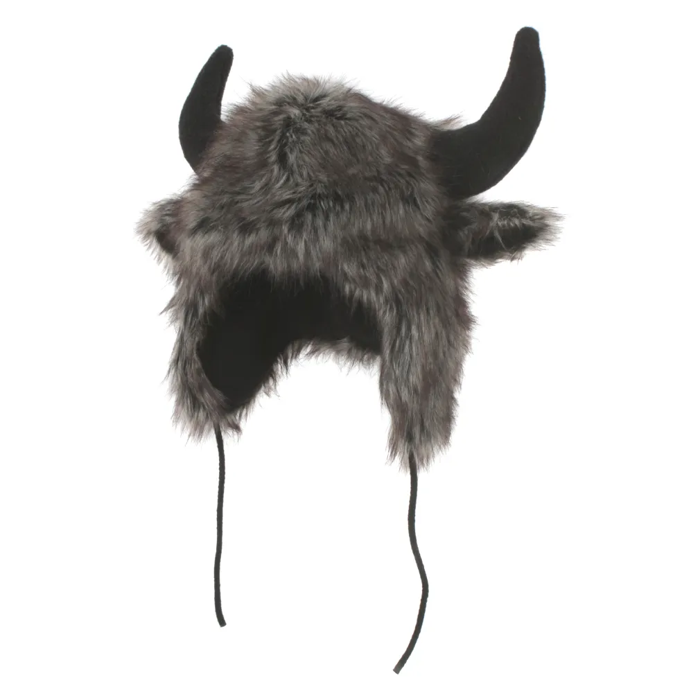 Z61B Animal Winter Eared Hat With Horn Insulation Fleece L 58Cm ...