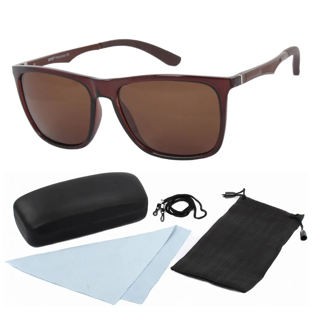 Polar Fashion HP10 C2 Brown Polarized Sunglasses