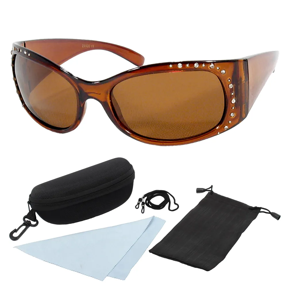 Visage VD04B Brown Polarized Sunglasses Junior