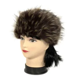 W92A Brown Fur Hat Children'S Winter Hat