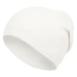 W440A Ecru Polar Fashion czapka zimowa beanie wykonana z kaszmiru i wiskozy
