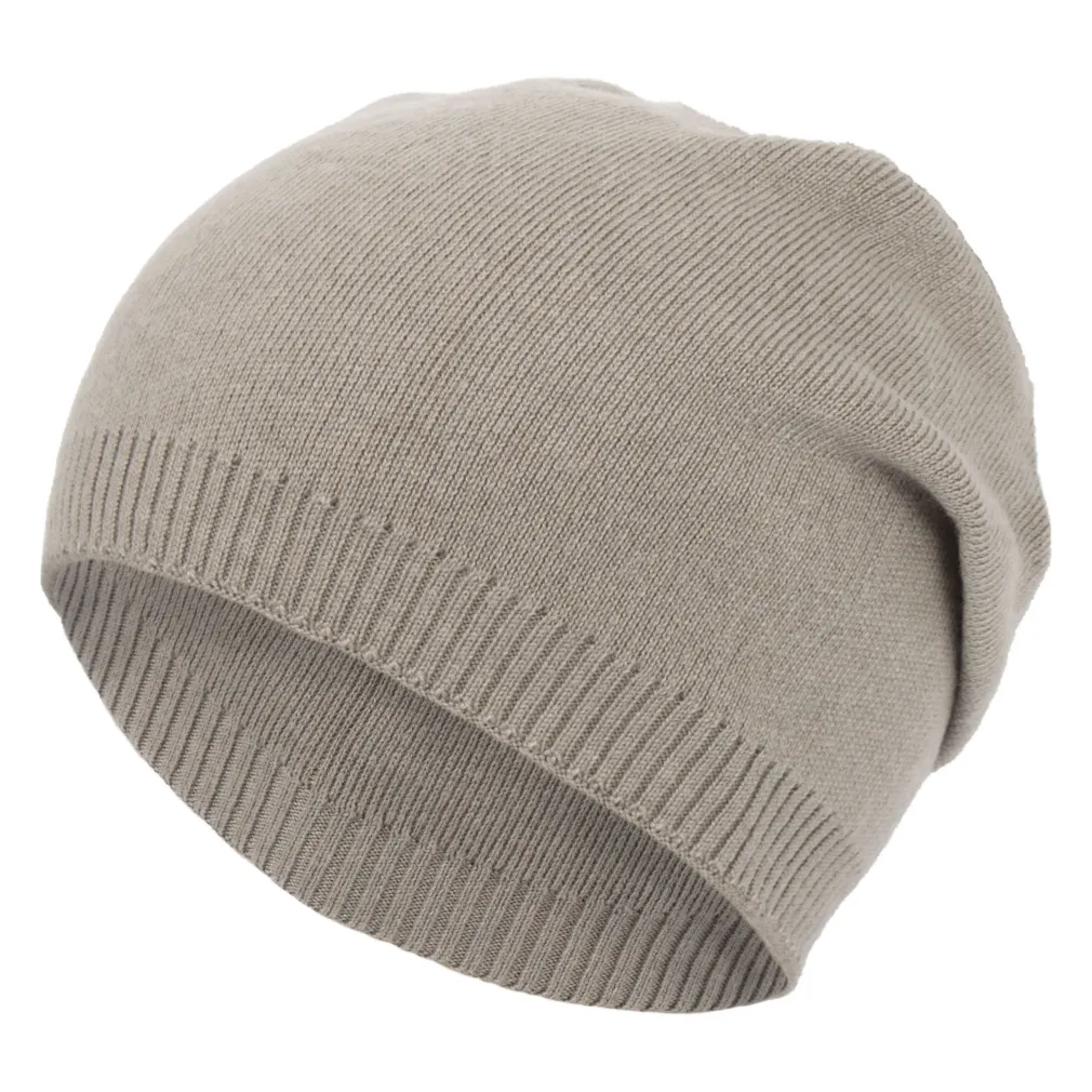 W440C Beige Polar Fashion Winter Hat Beanie Made With Cashmere And Viscose