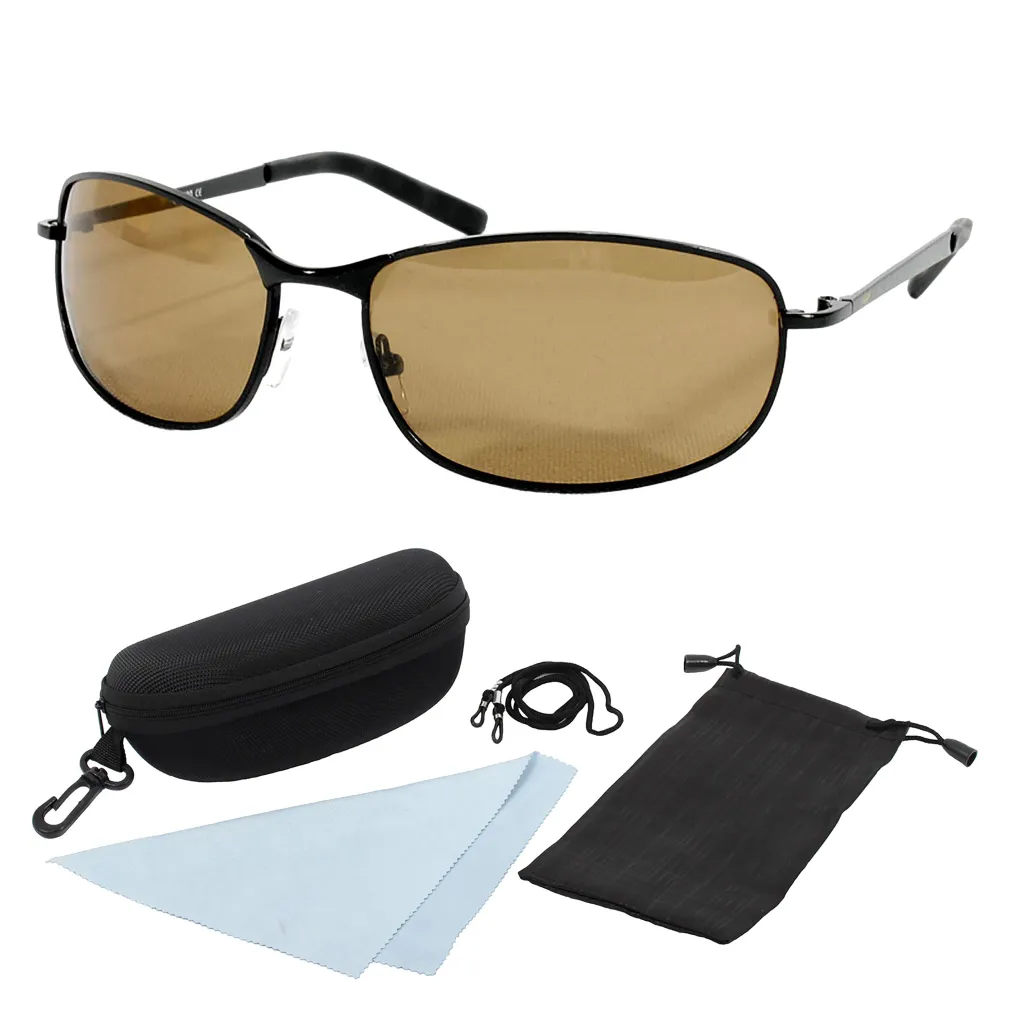 Visage VS30B Brown Men'S Polarized Sunglasses