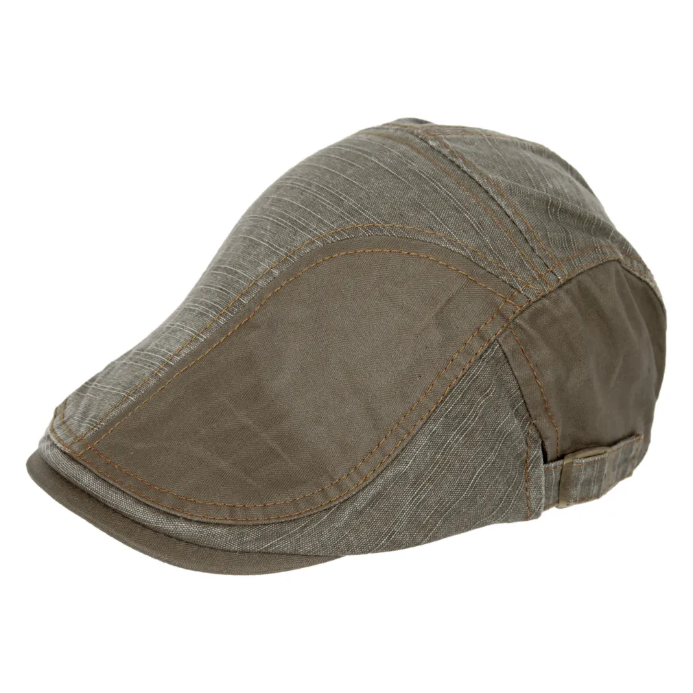 K222B Cap Men'S Flat Cap Cotton