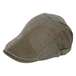 K222B Cap Men'S Flat Cap Cotton