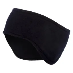 W445B Navy Warm Winter Headband Ears