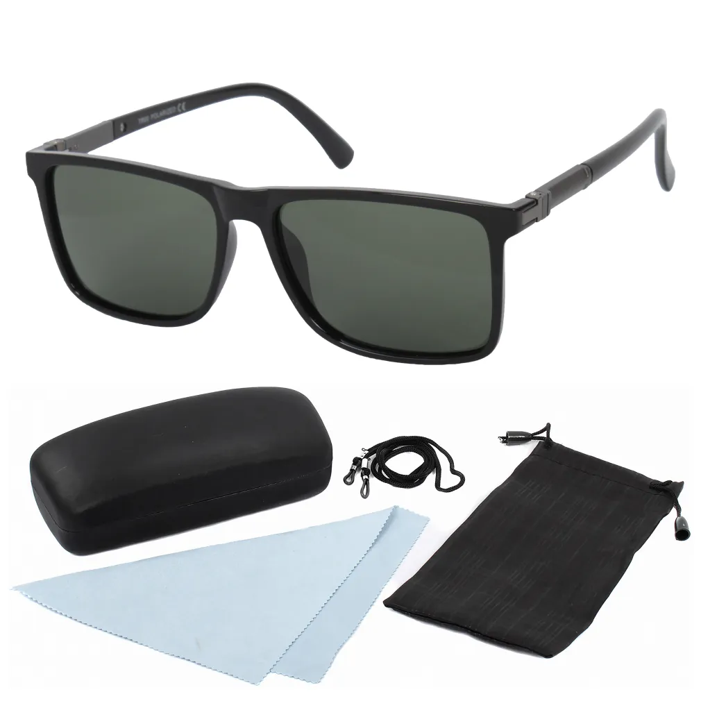 Polar Fashion HP34 C4 Black Shiny Polarized Sunglasses