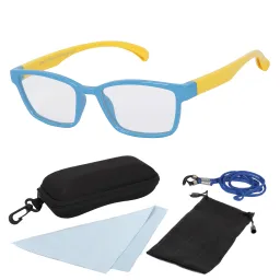 S8150 C5 Blue Yellow Flexible Prescription Glasses Children'S