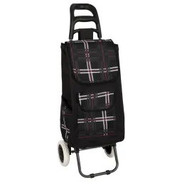 Shopping Bag On Wheels WZ280AC Two-Wheeled Trolley Bag For Shopping Or Beach