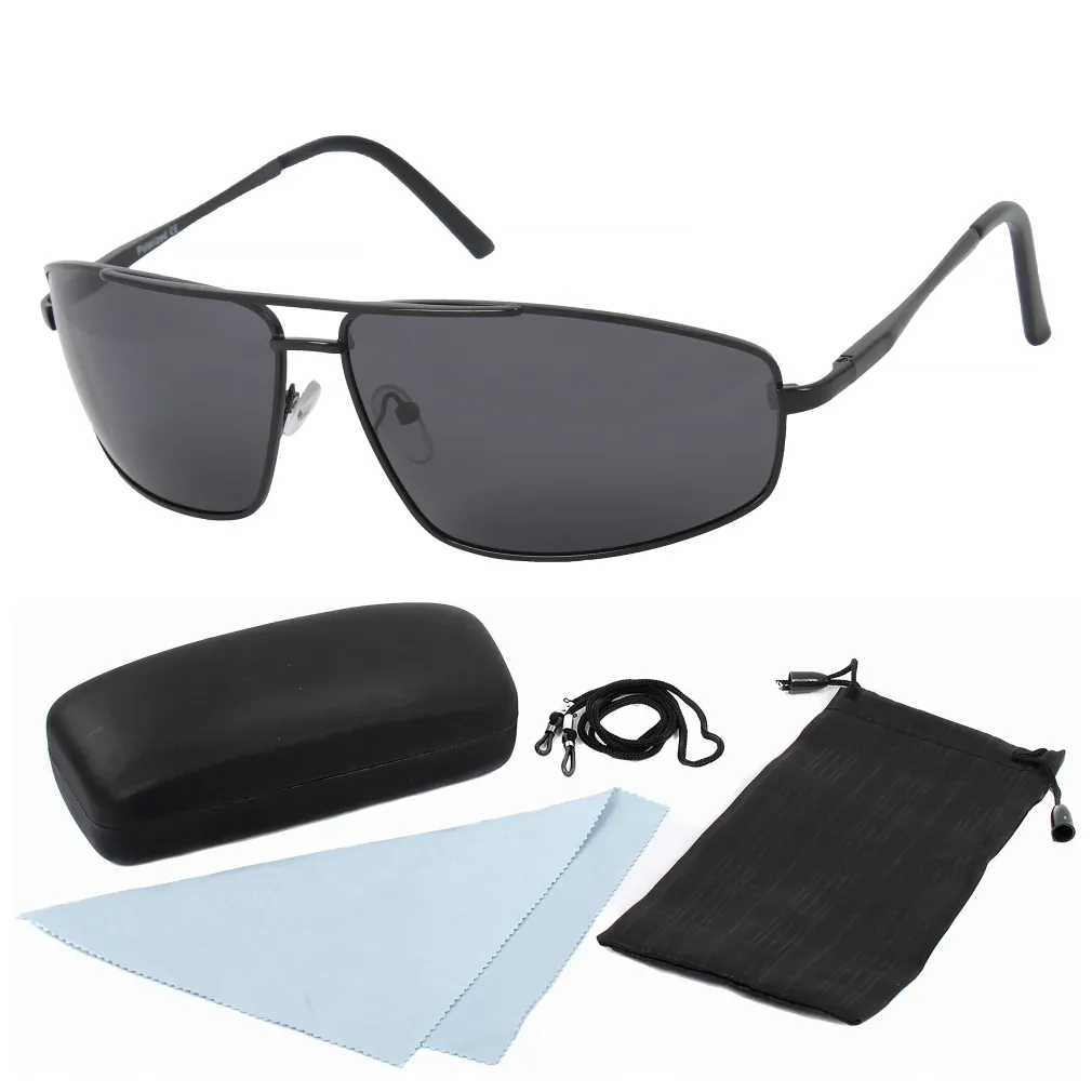 Polar Fashion HP05 C4 Black Polarized Sunglasses