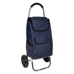 Shopping Bag On Wheels WZ348AC Two-Wheel Cart For Shopping Or Beach Big Wheels