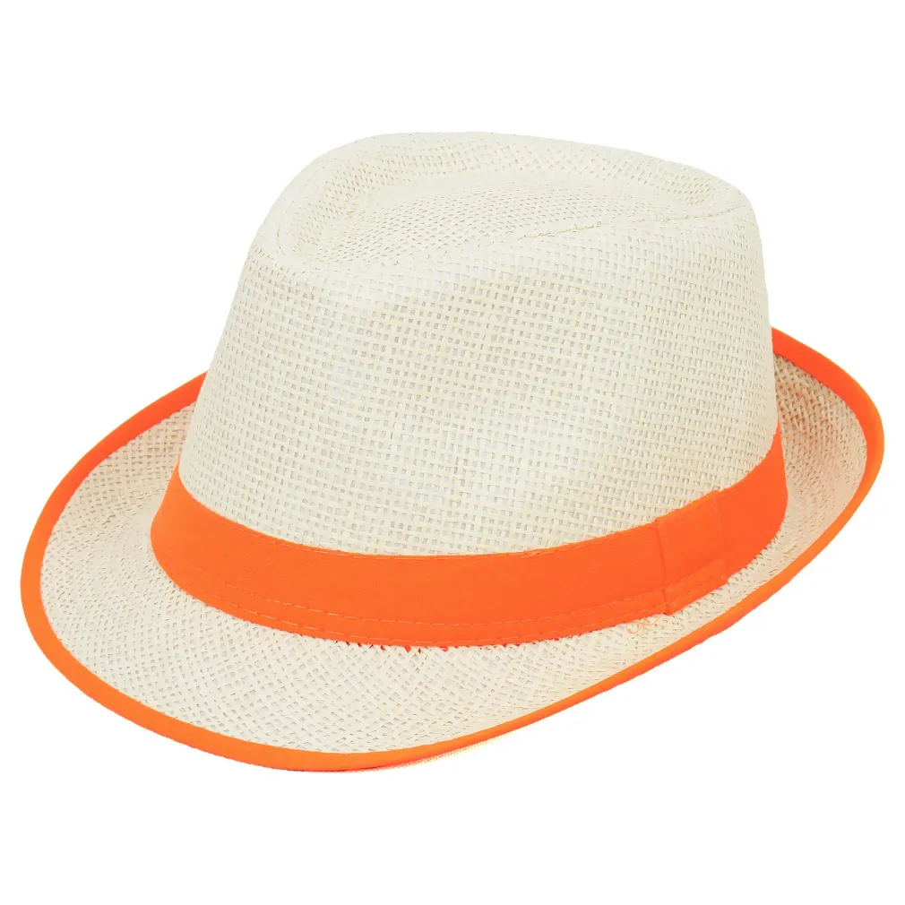 R132 Classic Hat With Orange Band