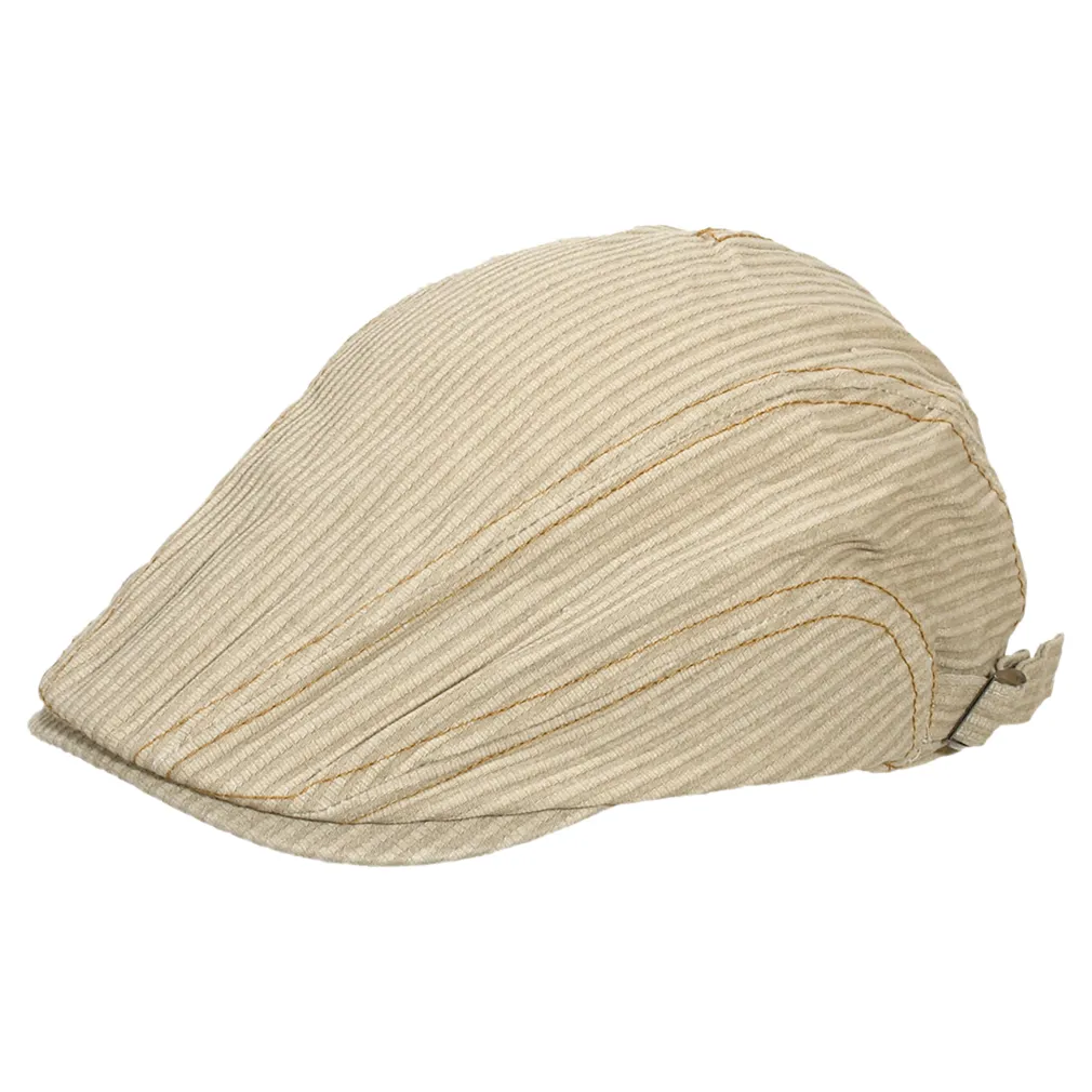 K61A Beige Men'S Cotton Cap