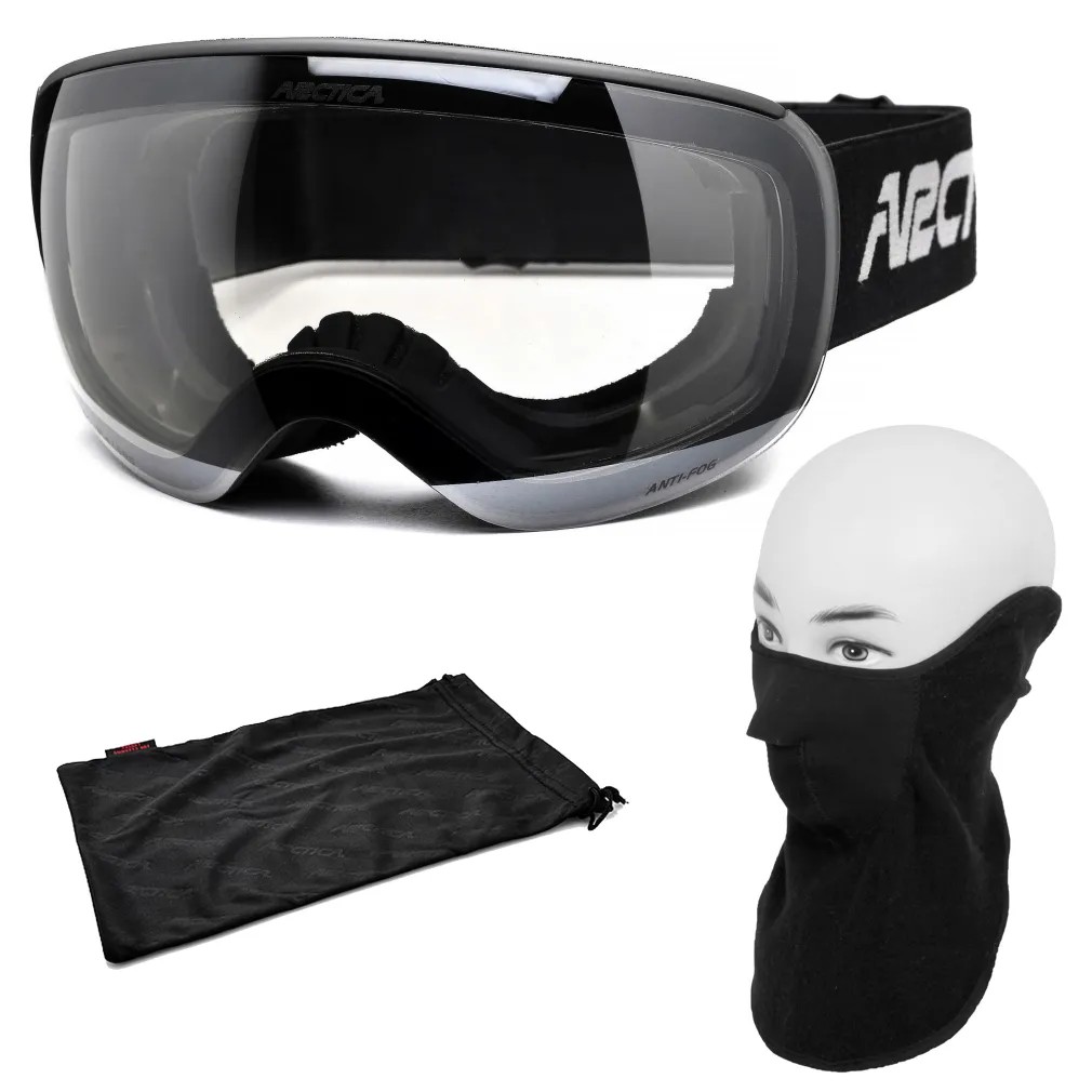 Arctica G111B Przeźroczyste Gogle narciarskie na narty snowboard