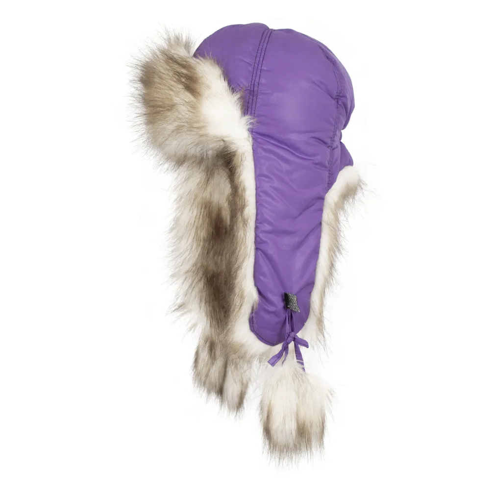 W134B Purple Eared Winter Hat Type Long-Eared