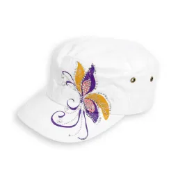 K55A White Patrol Cap Cotton