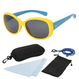 S828 C10 Yellow Blue Flexible Sunglasses Children'S Polarized