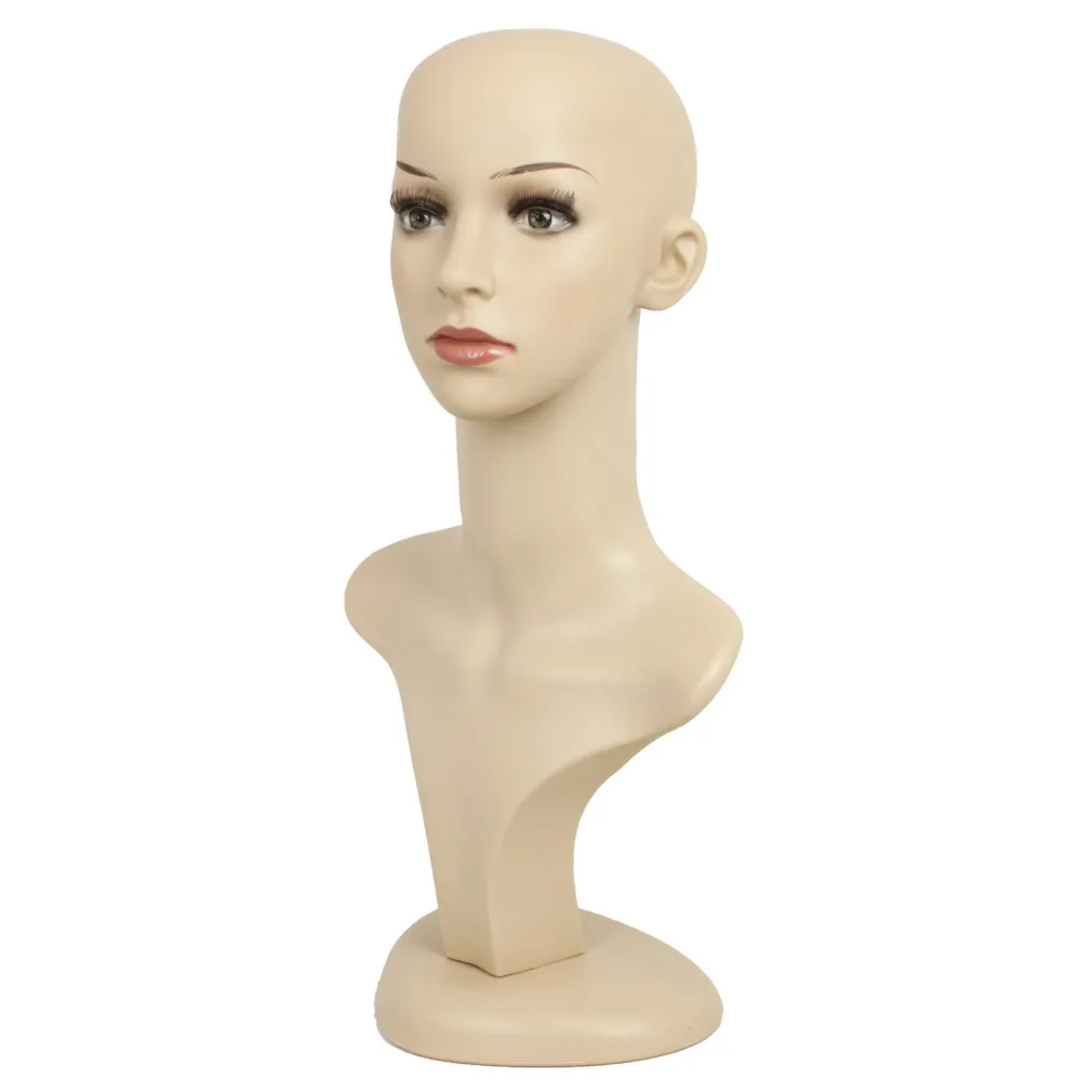 Mannequin 18 - The Silhouette Of The Head Women'S Torso Adjustable