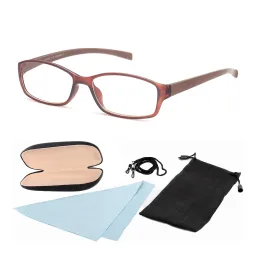 Corrective Frame Lookers M150B Brown Reading Glasses