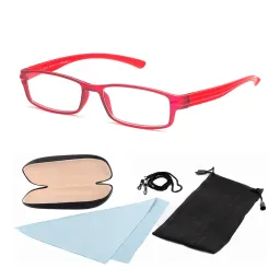 Corrective Frame Lookers M150A Red Reading Glasses