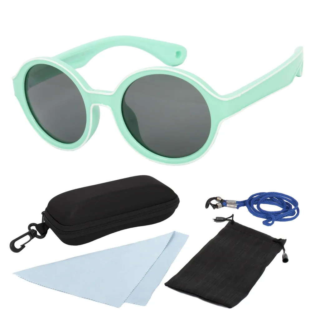 S8179 C1 Aquamarine Flexible Sunglasses Children'S Polarized