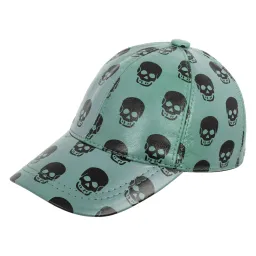 K206D Mint Leather Baseball Cap