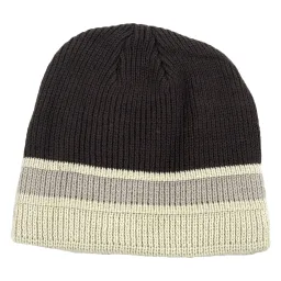 W31A Grey-Beige A Warm Winter Hat Knitted