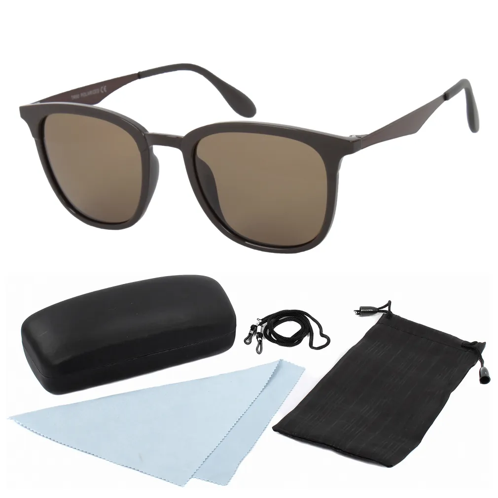 Polar Fashion HP38 C2 Brown Polarized Sunglasses