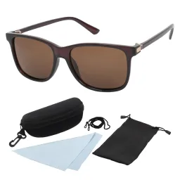 Polar Fashion P6136 C2 Brown Polarized Sunglasses