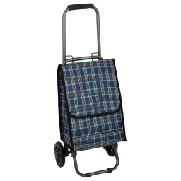 Shopping Bag On Wheels WZ264AC Two-Wheeled Trolley With A Folding Handle