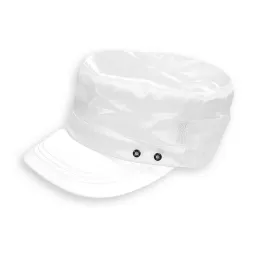 K48A White Patrol Cap Cotton